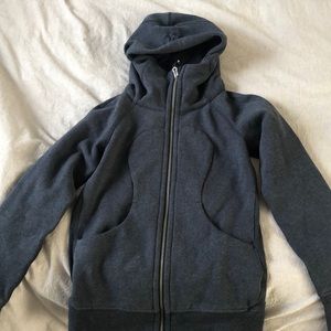 Lululemon Heathered Navy Scuba Hoodie